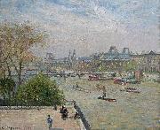 Camille Pissarro, The Louvre, Spring